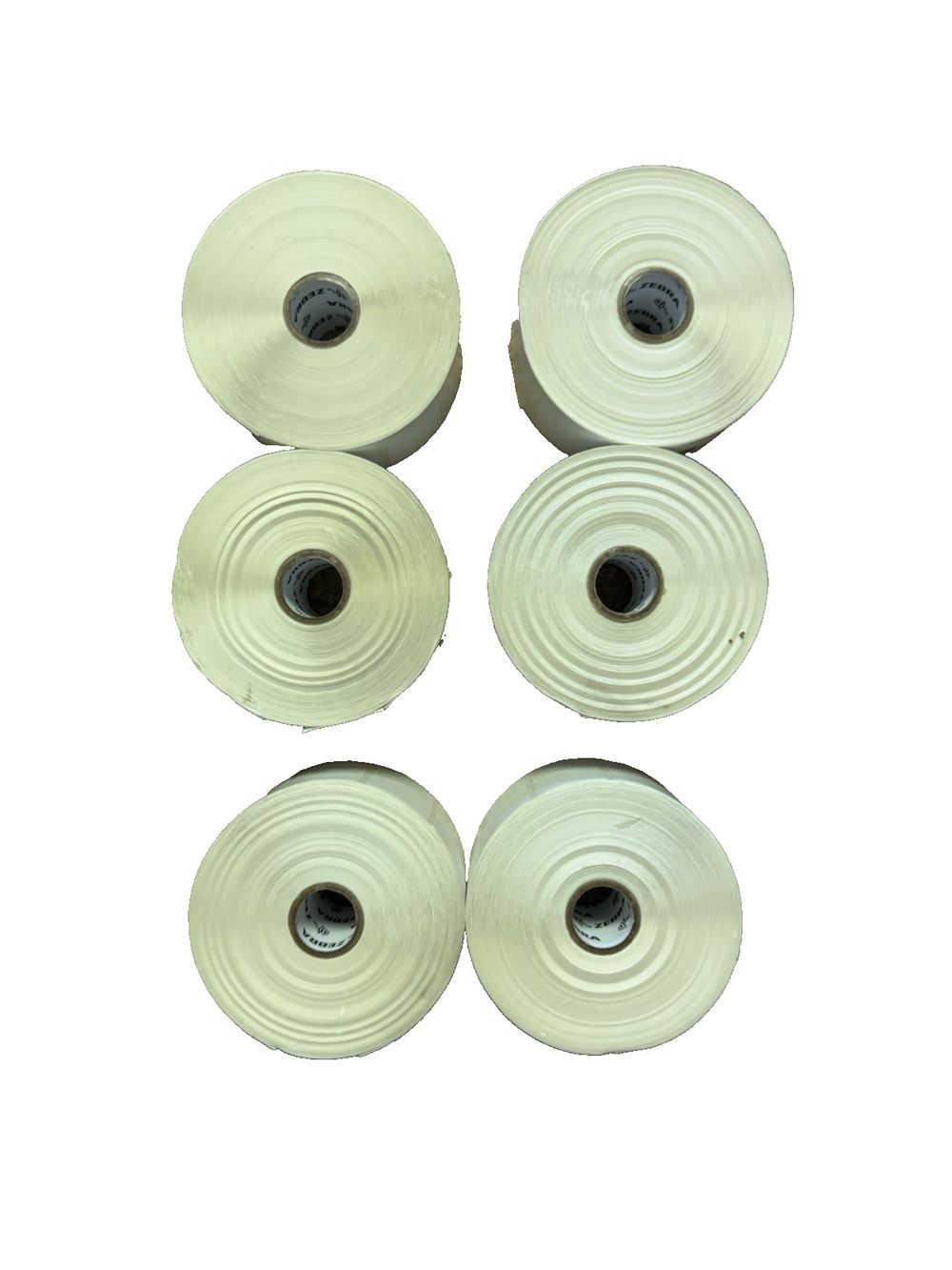10010051 - Zebra 2.25" x 1.25" Z-Select 4000D Label (Case), DaveyDooDeals – a set of four rolls of white plastic