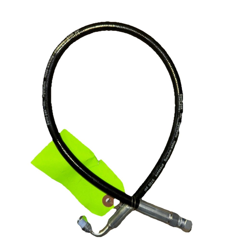 HOSE ASSY; 6.35 x 740mm SB #5570156, DaveyDooDeals – a green hose with a black handle