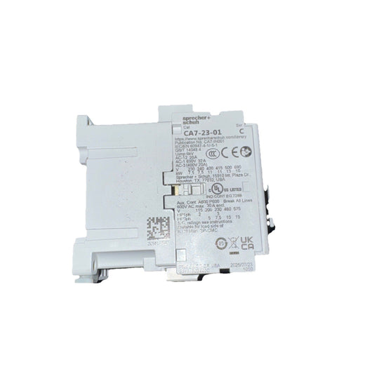 Sprecher + Schuh CA7-23-01-24Z Ca7 Contactor