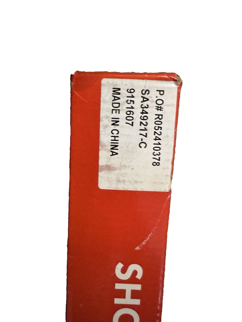 A-Premium Shock Absorber SA349217-C – a red box with a white sign on it