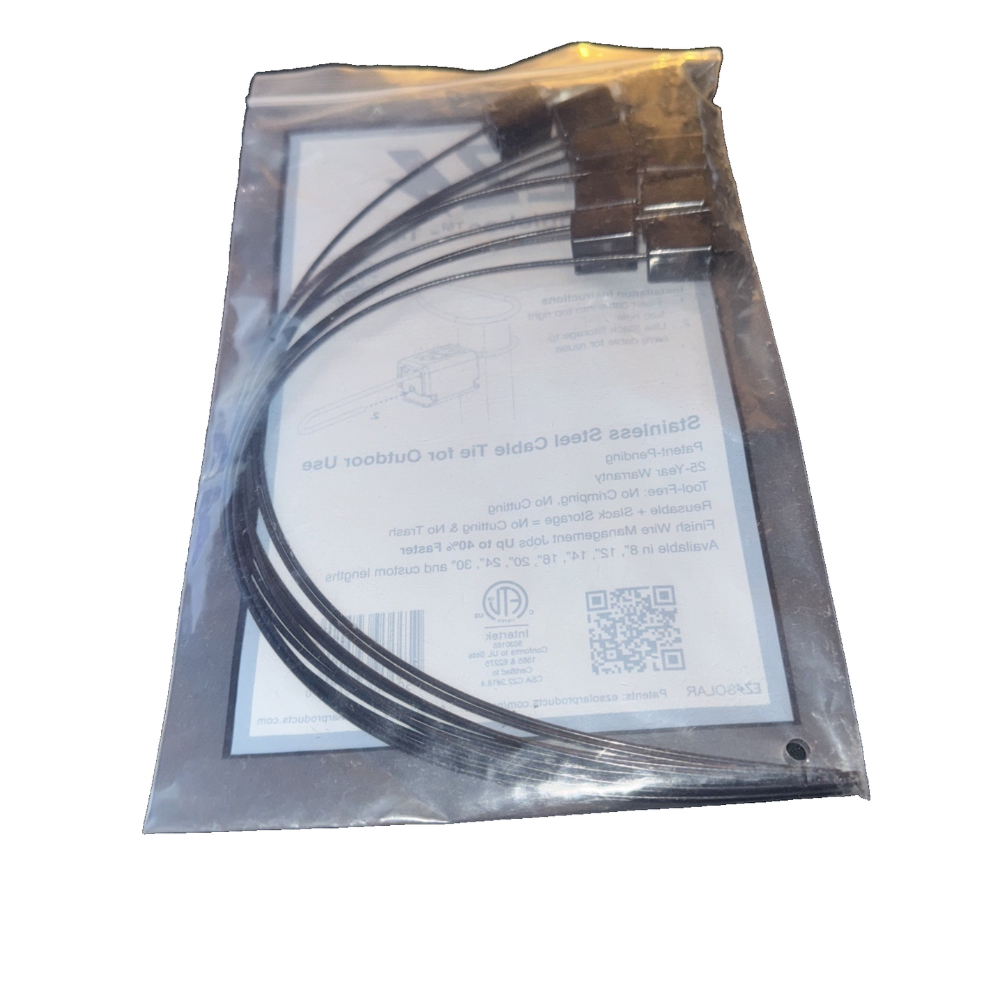 EZ SOLAR CableLoc 14" Wire Management 10 Pack