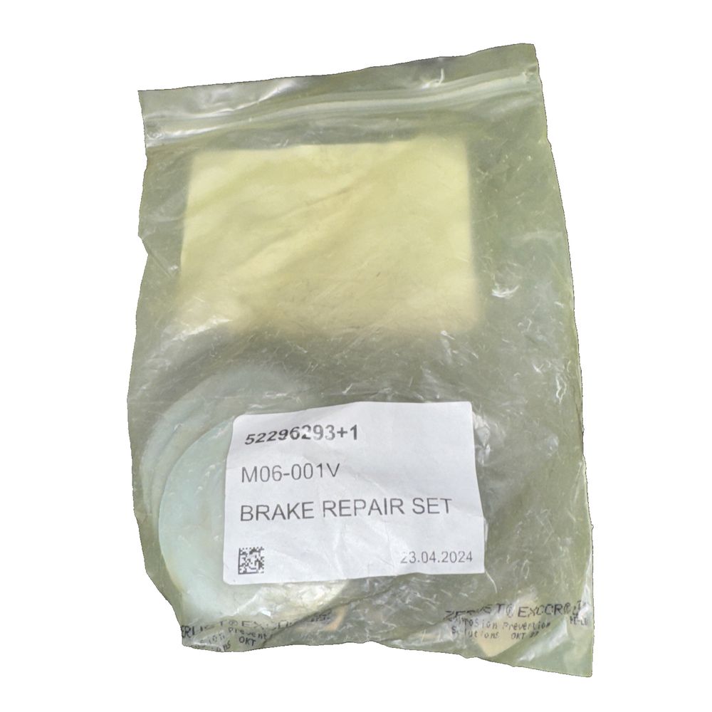R&M BRAKE REPAIR SET (SX Wire) - 3000001655 – a bag of yellow colored paint