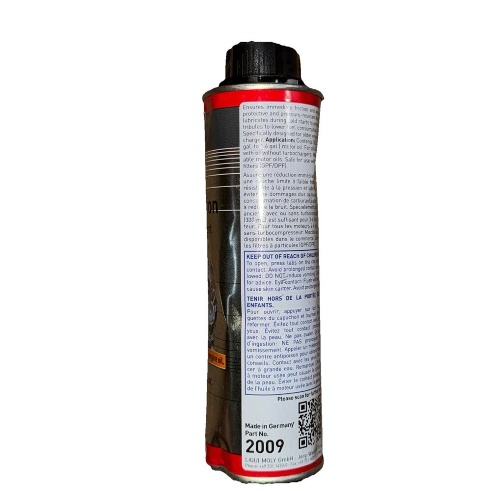 Engine Oil Additive Liqui Moly MOS2 Anti-Friction 2009 – a can of spray paint on a white background