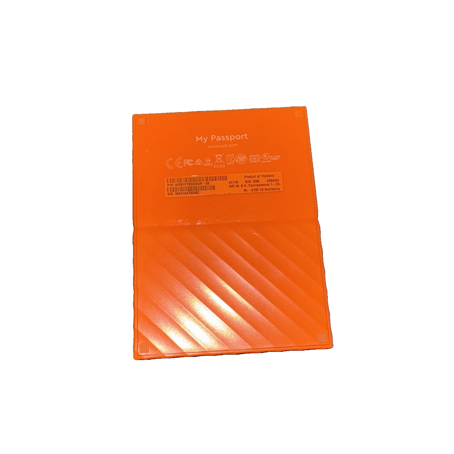 Western Digital 2TB My Passport Portable External Hard Drive-USB 3.0 (No Cords)
