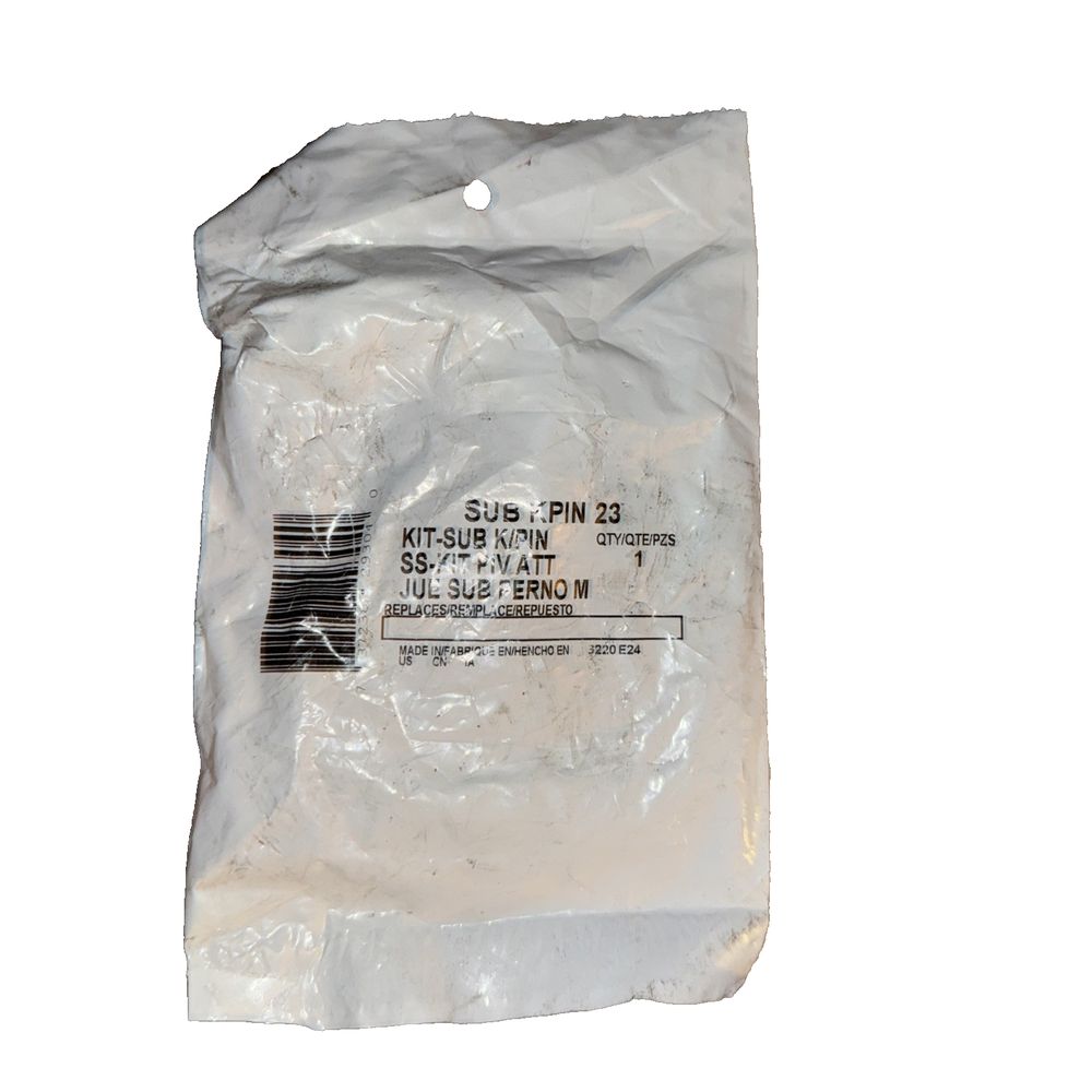 MERITOR Sub KPin 23 Hardware Kit R201608 – a bag of white plastic material
