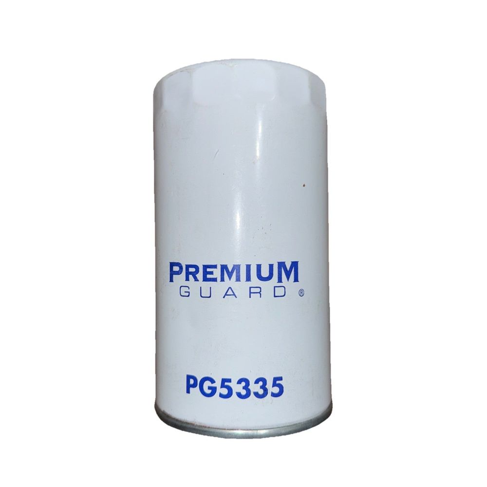 Oil Filter by PREMIUM GUARD - PG5335 – a white cylinder with the words premium on it