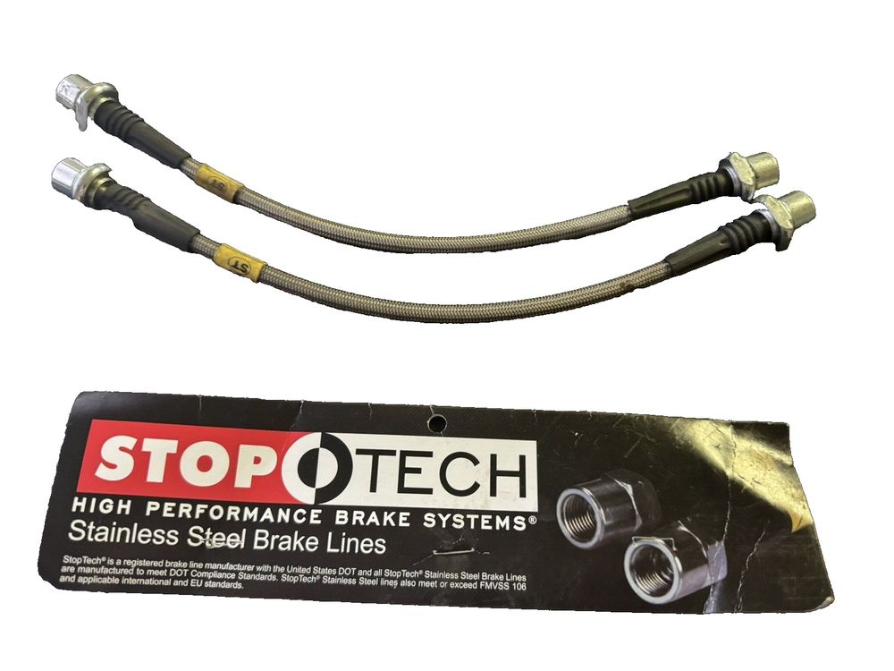 StopTech 950.44536 - Stainless Steel Brake Line Kit, Stop Tech – stoptech high performance brake brake system