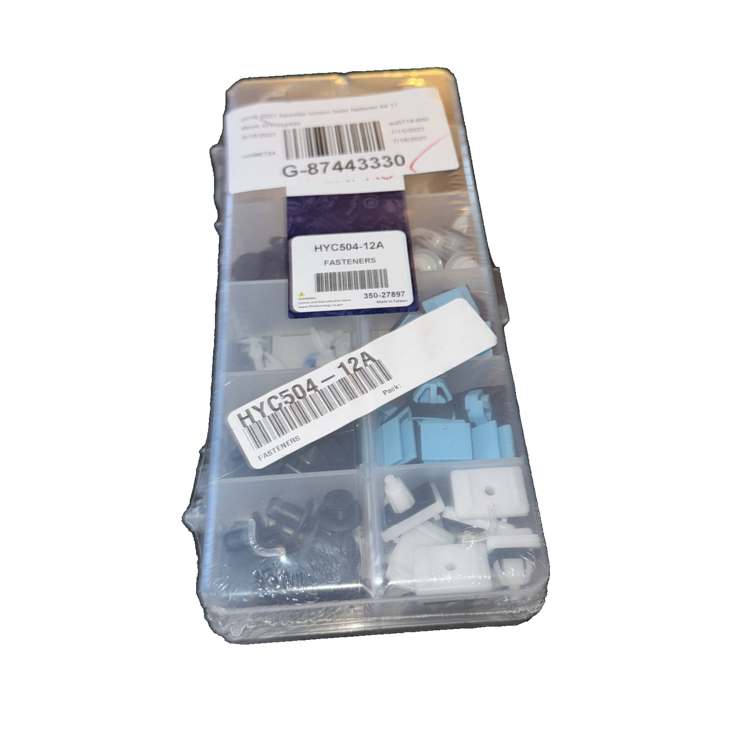 HYC504-12A Body Fastener Kit 115PCs For Hyundai Tucson 2016-2021