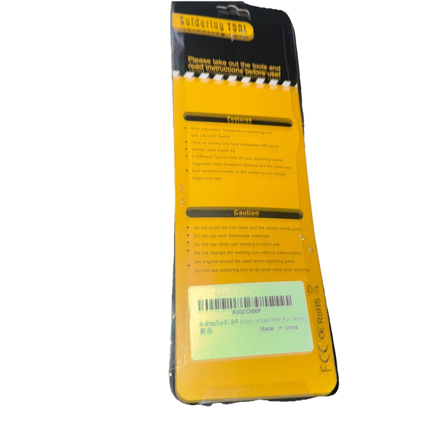 Soldering Tool + Stand And Tweezer 220V/110V For Industrial Use Only