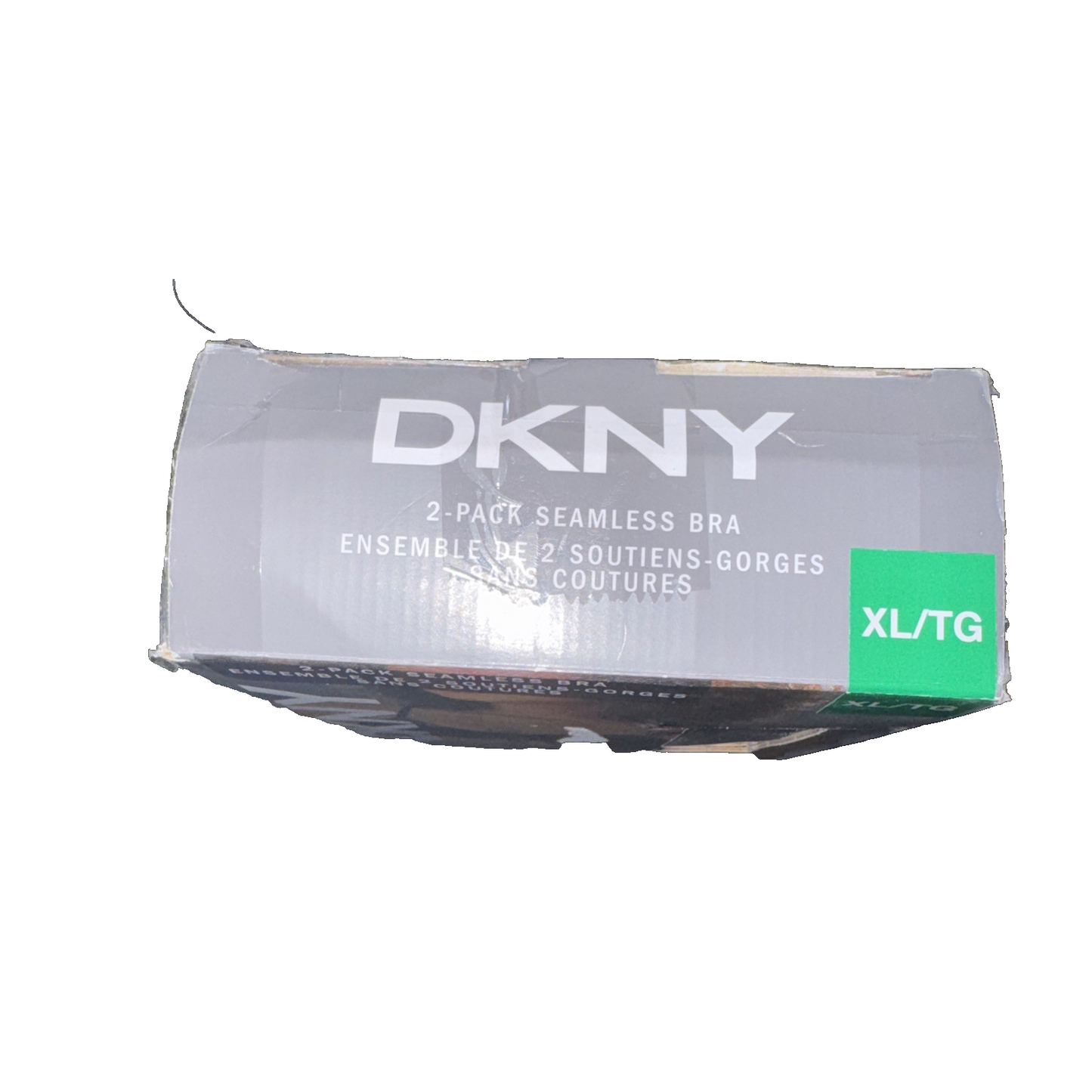 DKNY 2-Pack Seamless Bra Colors Beige And Black Size XL