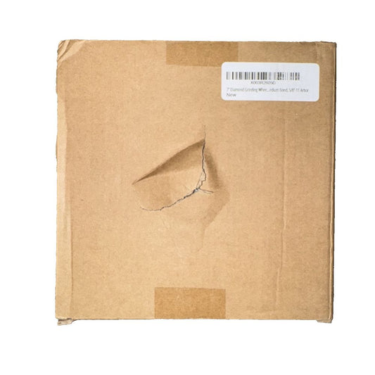 7" Diamond Grinding Wheells For Concrete Or Masonry 5/8"-11 Arbor, Unbranded – a brown cardboard box with a piece of paper on it