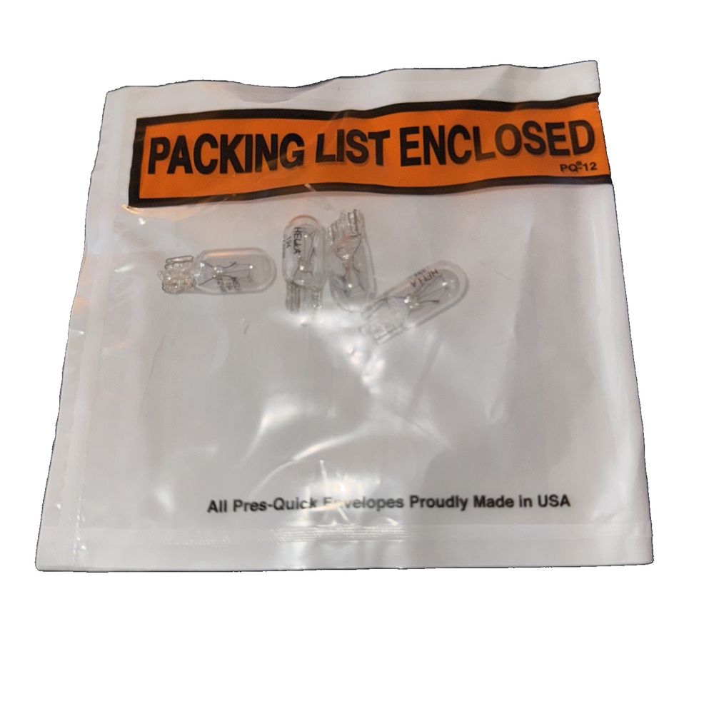 HELLA (194) 12V Bulb 4 Pack, Pres-Quick – packing enclosed bag