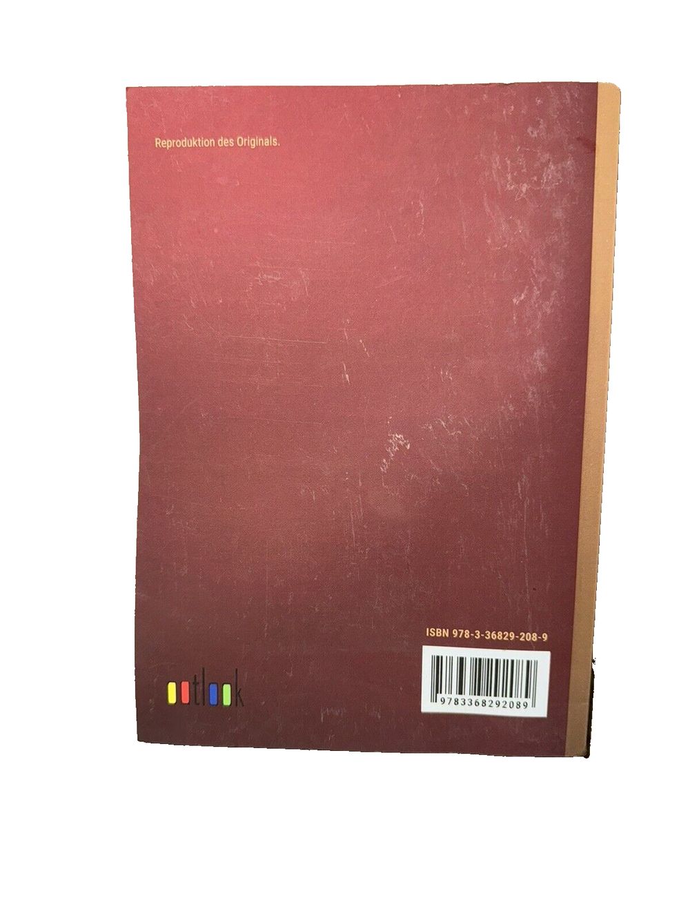 Meine Gefngnisse: in Grodruckschrift, DaveyDooDeals – a red book with a white background