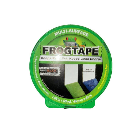 1‐Roll of 1.88” x 60 Yds Shurtape 150530 Green CF 120 FrogTape, DaveyDooDeals – a green tape with a white background