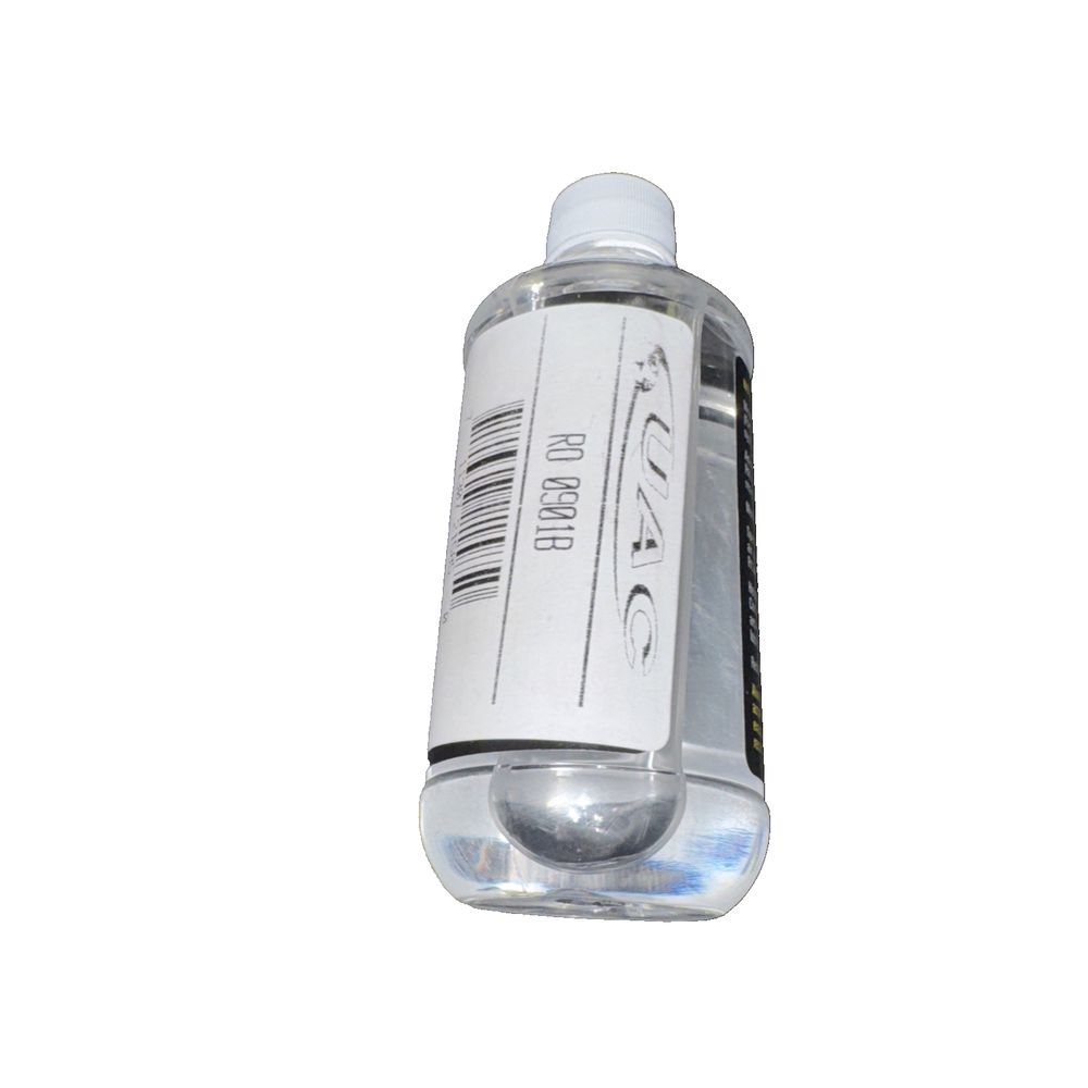 One New UAC Refrigerant Oil RO0901B, TSI Super Cool – a bottle of water with a white background