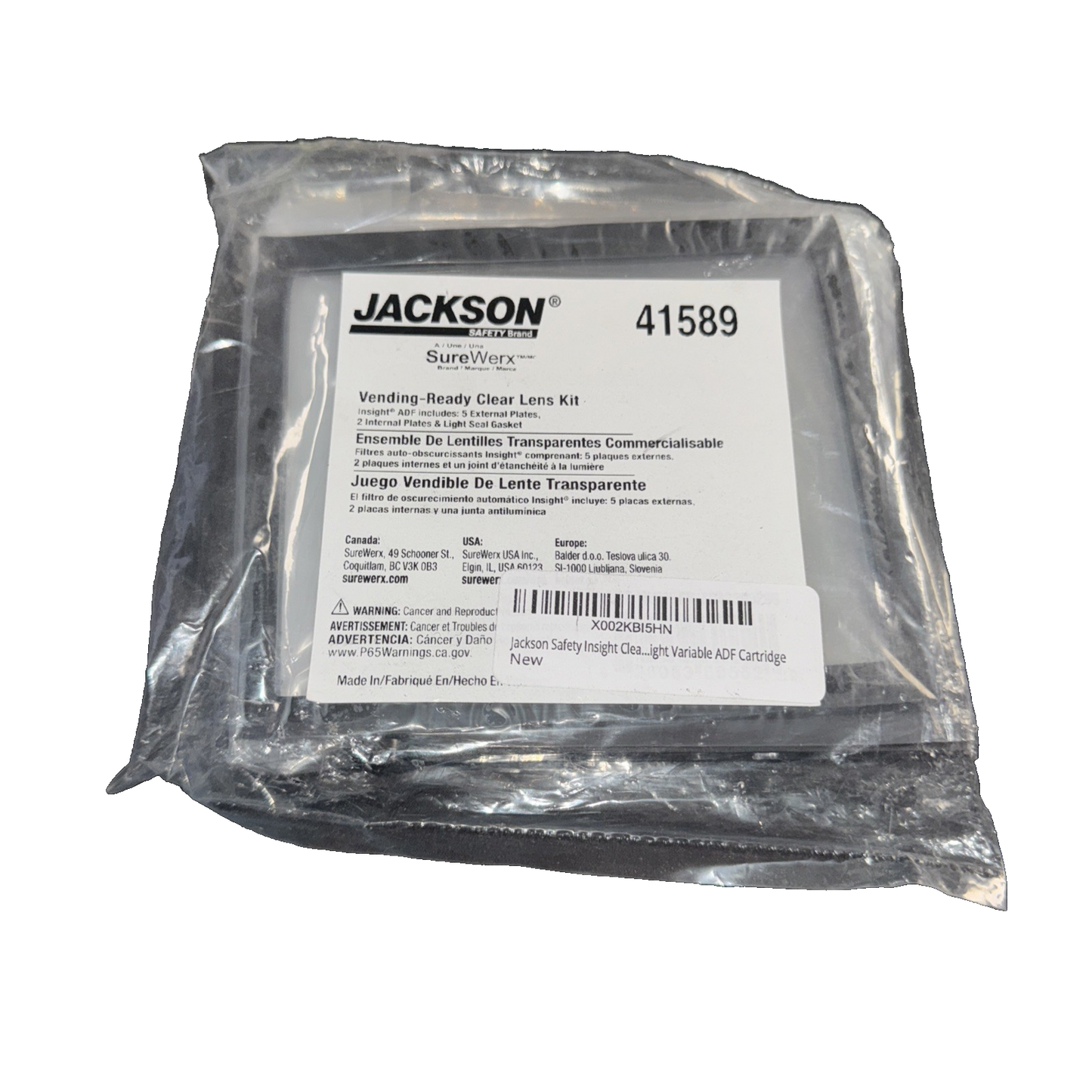 Kimberly-Clark Professional Jackson Safety 41589 Insight Safety Plate Kit