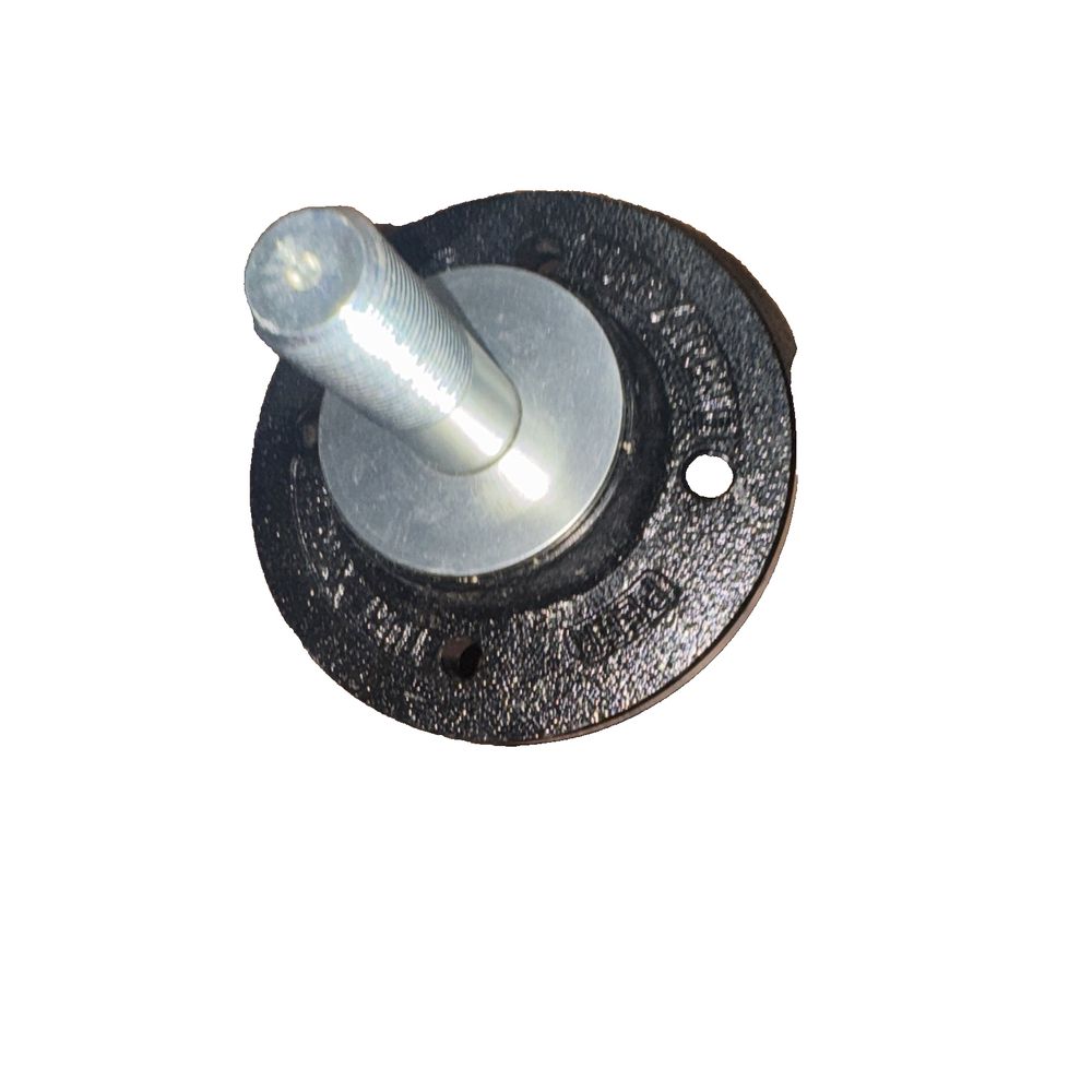 Peer Mower Deck Spindle Assembly High-Strength Ductile Iron MDS205 – a black metal button with a white background
