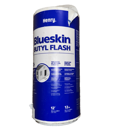 BLUESKIN BUTYL FLASH 12"x75' ROLL HE205976