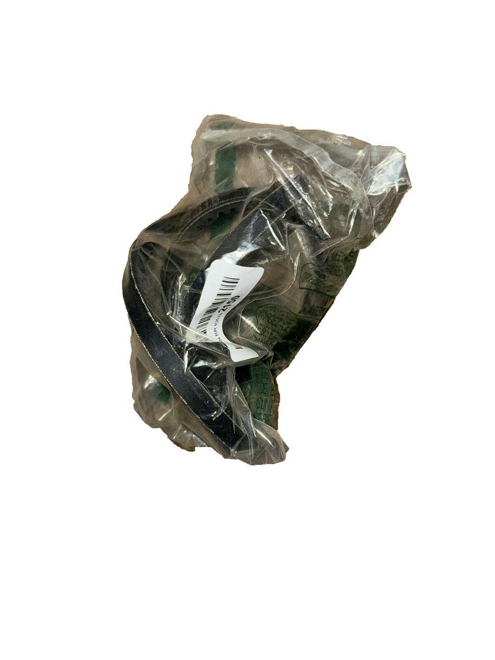 3VX315 Super HC Molded Notch Belt, 3VX Section, 3/8" Width, 21/64" Height, 31.5", Dura Extreme – a piece of plastic with a white bird on it