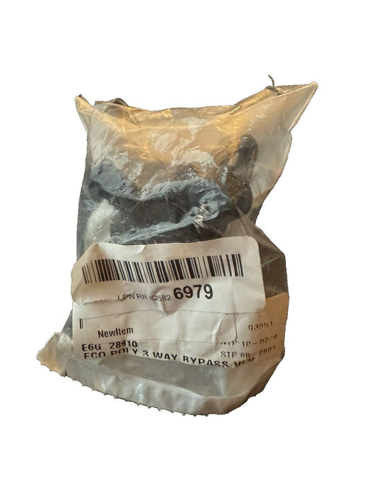 Elkhart 28910 3-Way by-Pass Crimp Valve , Black – a bag of black and white powder