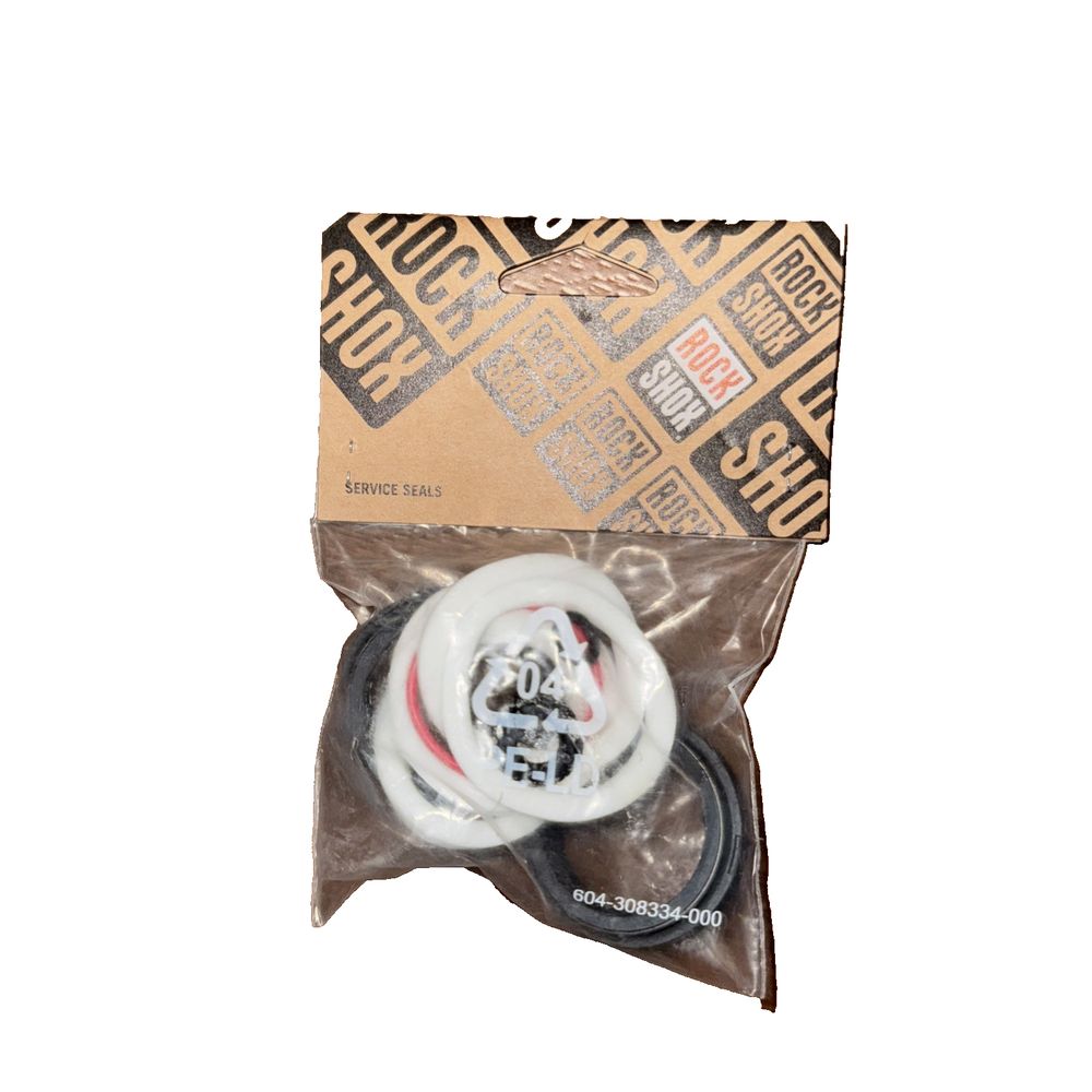 RockShox Dust Wiper Kit - 35mm Flangeless Ultra-low Friction SKF (6mm Foam Rings, DaveyDooDeals – a white plastic bag with a white plastic…