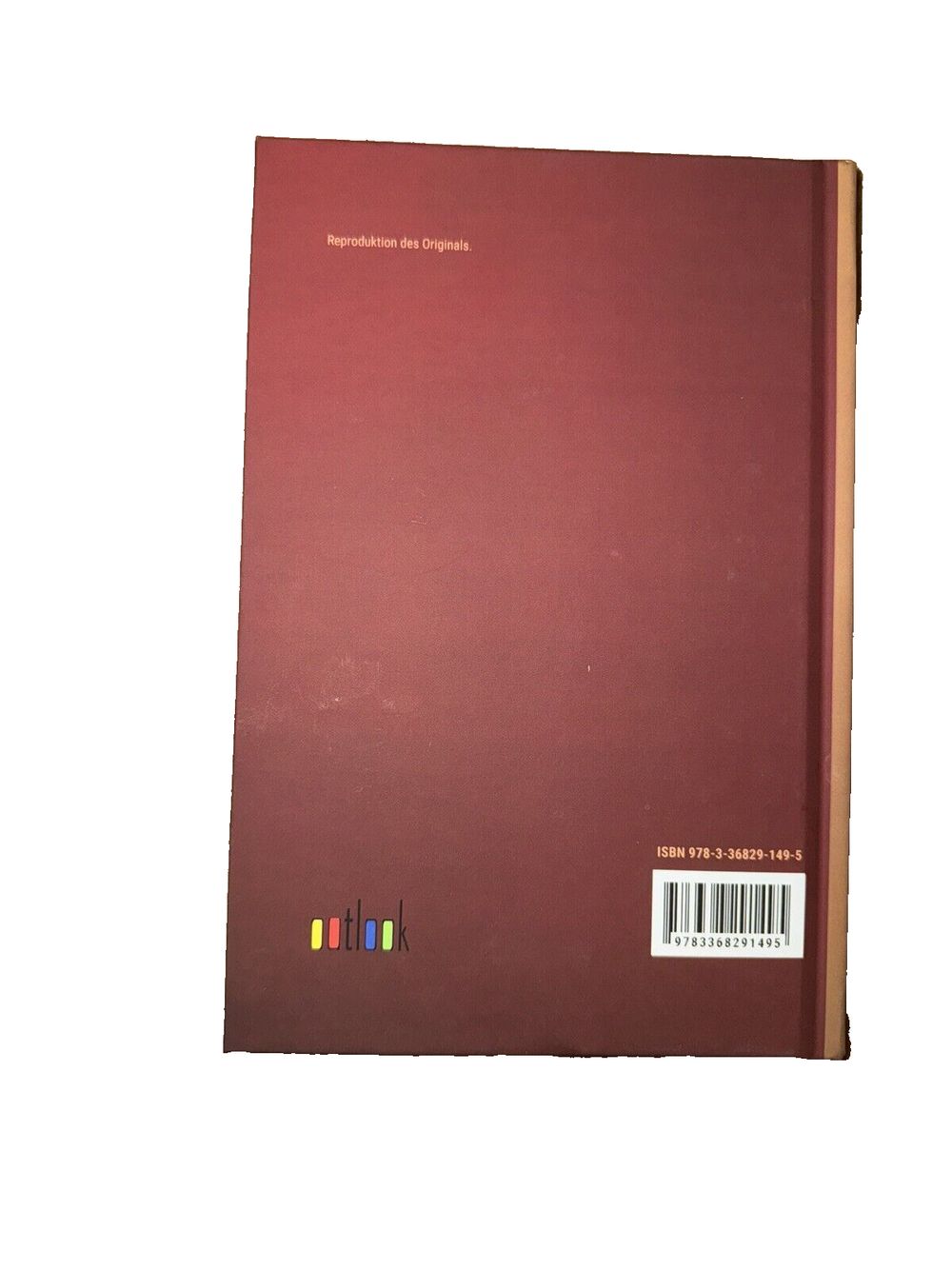 Ich - der Augenzeuge: in Grodruckschrift, DaveyDooDeals – a red hardcover book with a white background