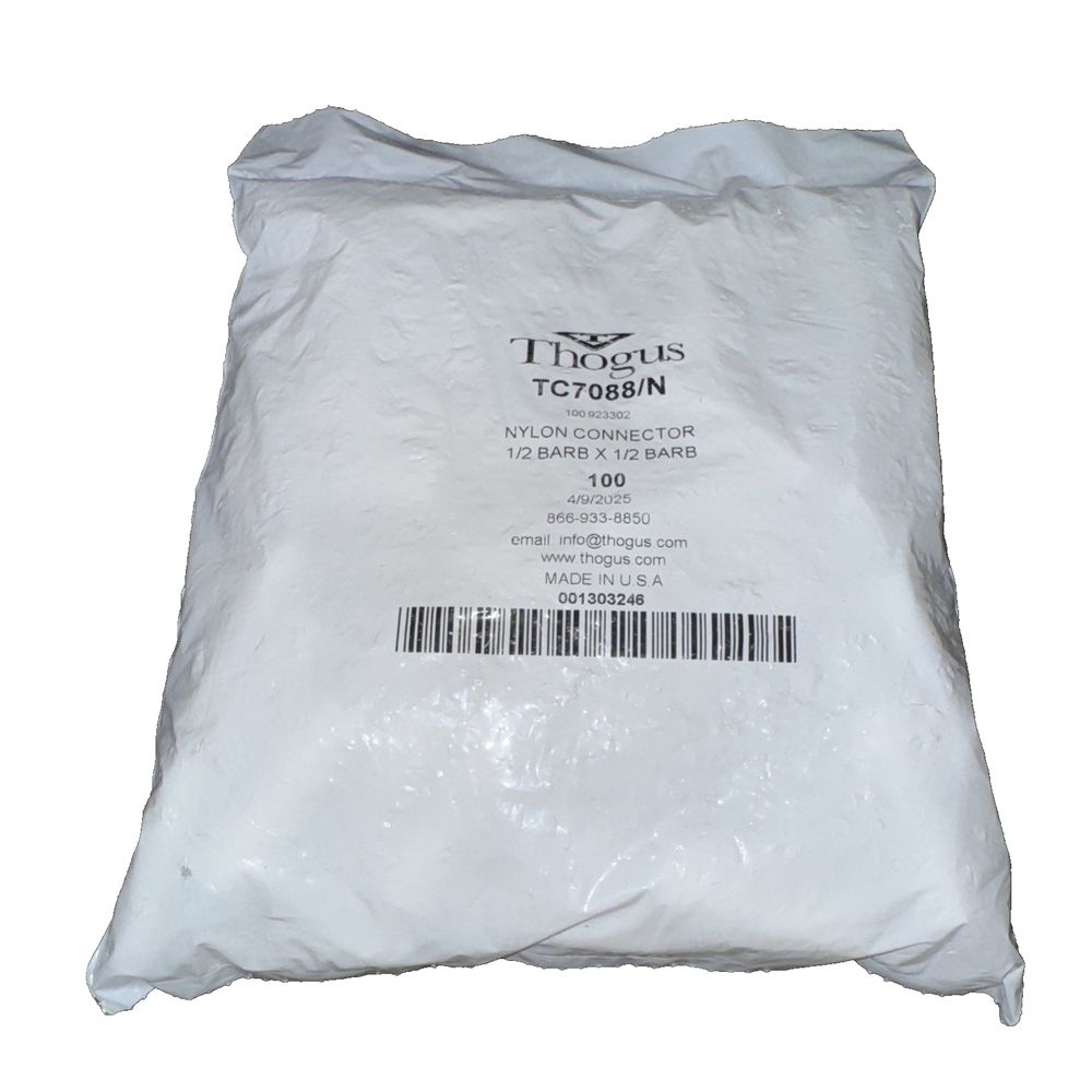 TC7088/N Thogus Products | MULTI-BARB INSERT FITTING – a bag of white powder