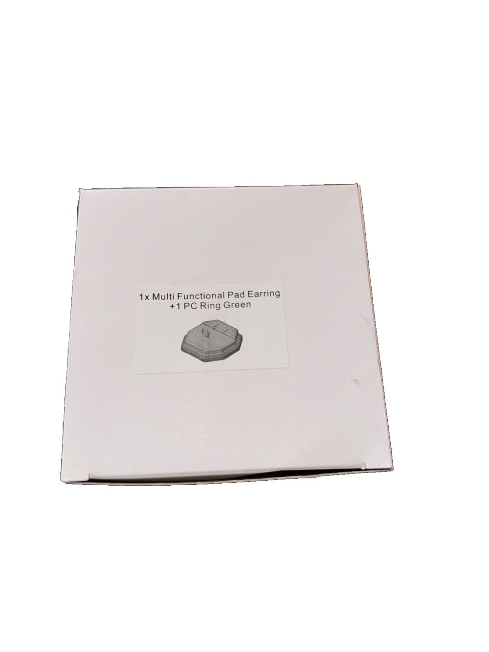 1X Multifunctional Earring Pad + Place For 1 PC Ring - Green Display for retail, DaveyDooDeals – a white box with a white label that says,…