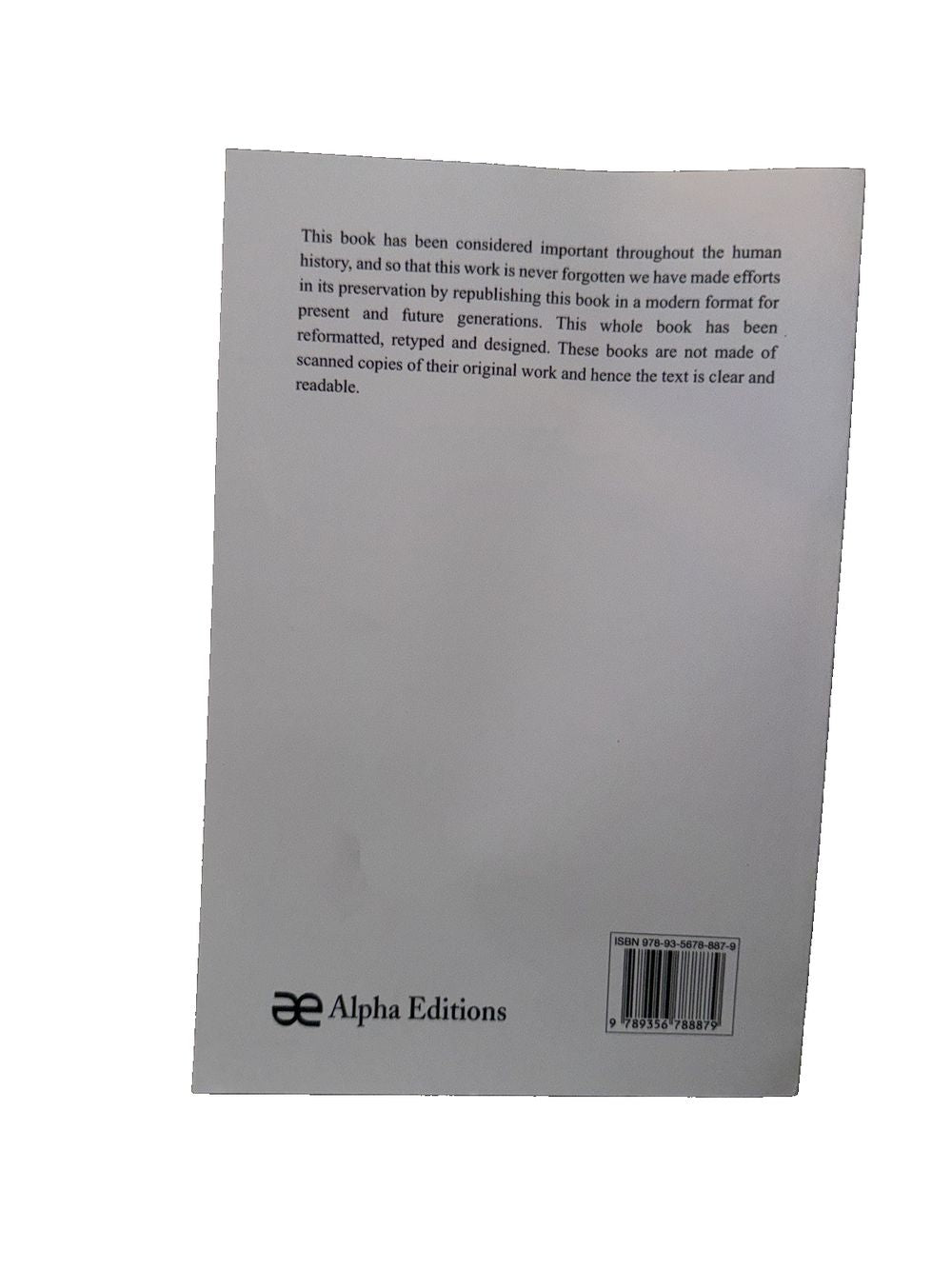 Von Tripolis nach Alexandrien - 2. Band, DaveyDooDeals – the back cover of the book, with the title