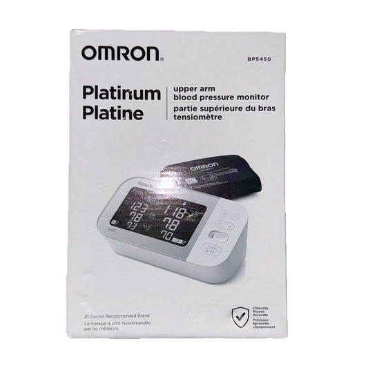 OMRON Platinum Blood Pressure Monitor, Upper Arm Cuff, Digital Bluetooth