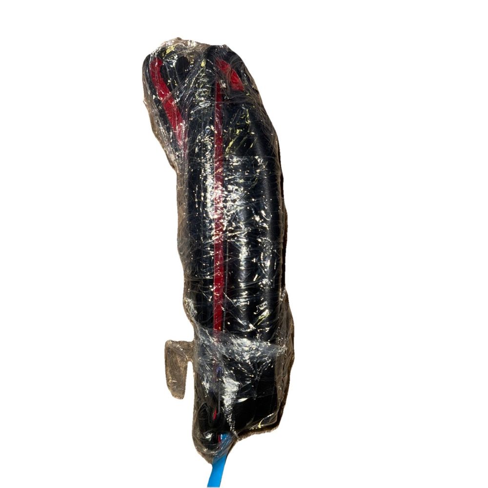 1500061-00-B For 20 21 22 Tesla Model Y Rear Right Door Secondary Seals – a black and red plastic bag with a blue handle