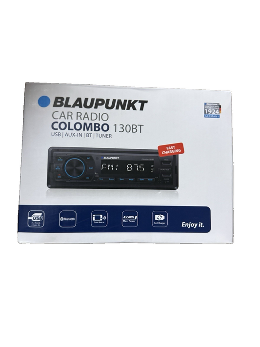 Blaupunkt Colombo 130BT Car Radio – USB, AUX In, Bluetooth, FM Stereo