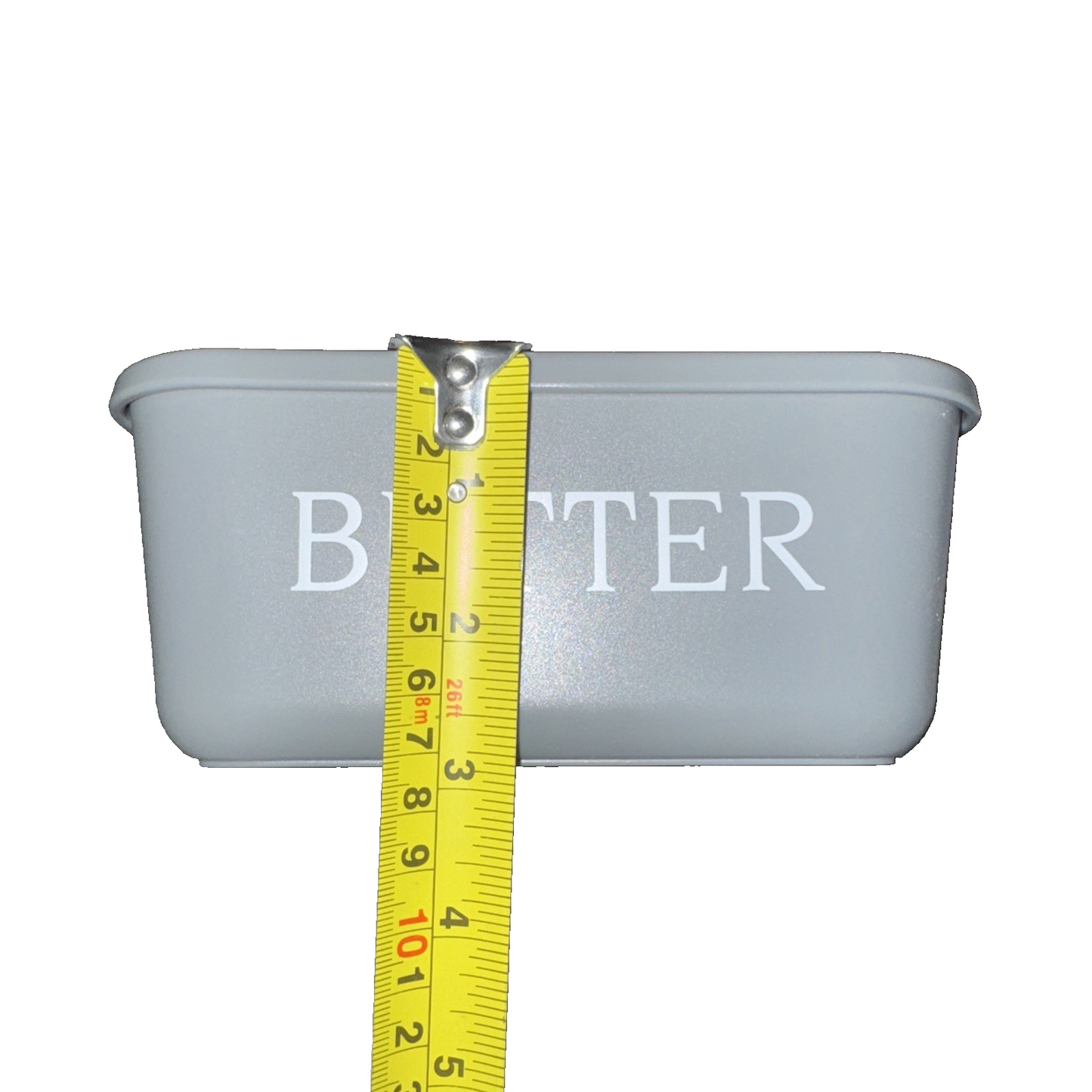 Grey Butter Dish With Built in Spreading Knife