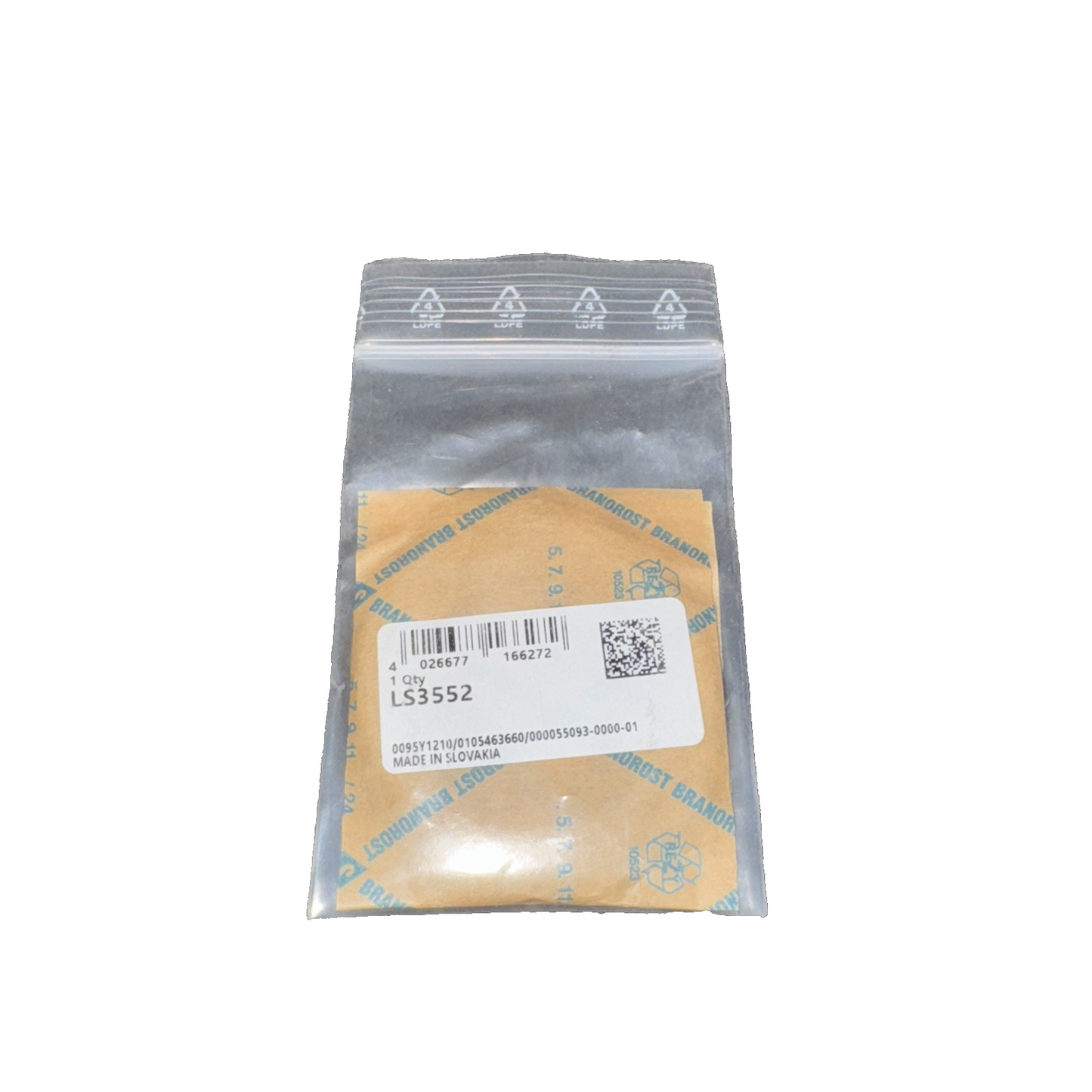 LS3552 Thrust Roller Bearing Washer, Metric, 35mm ID, 52mm OD, 3.5mm Width