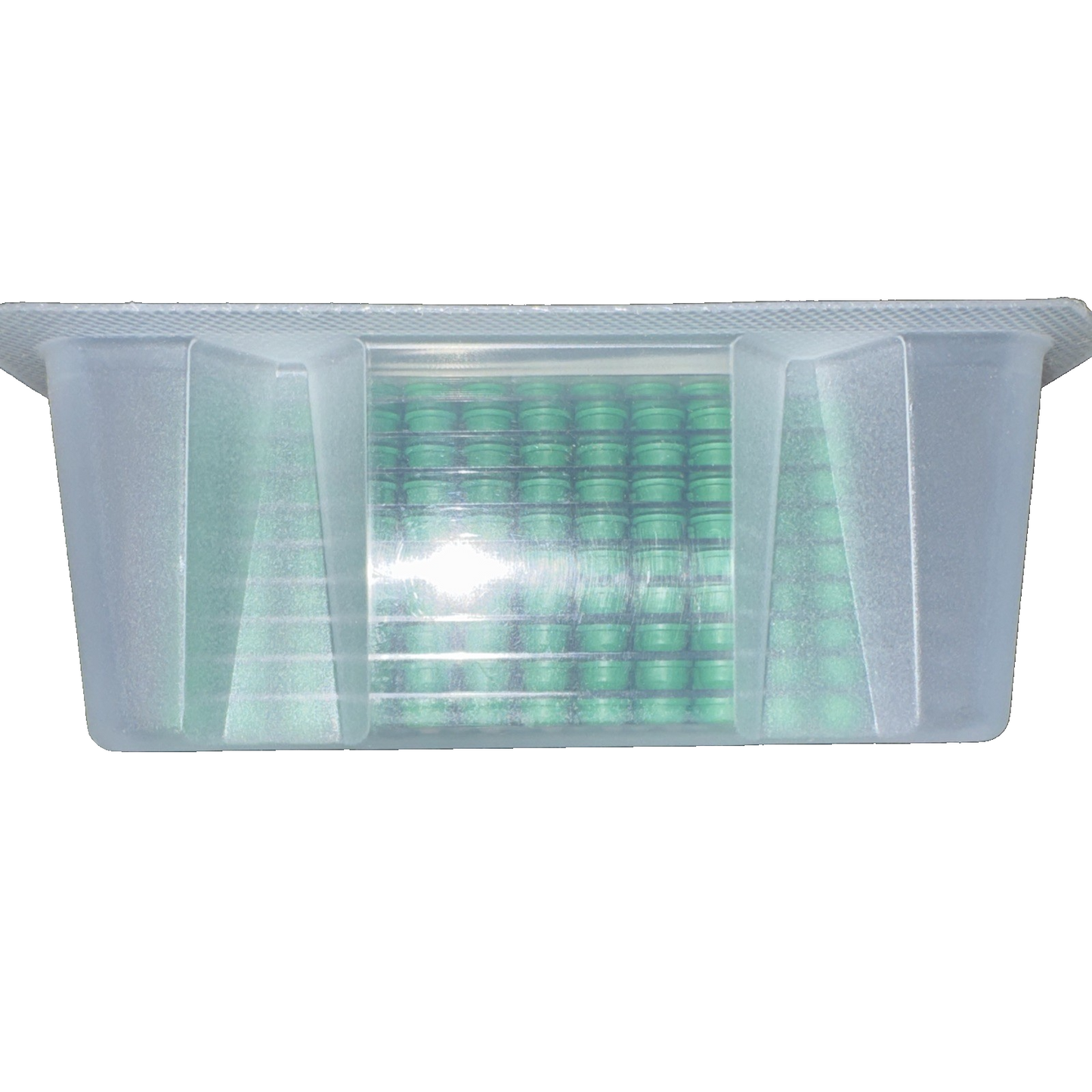 Thermo Scientific 4463GRE 10 Mats of 96 Caps Sepra Seal, Green, Non Sterile