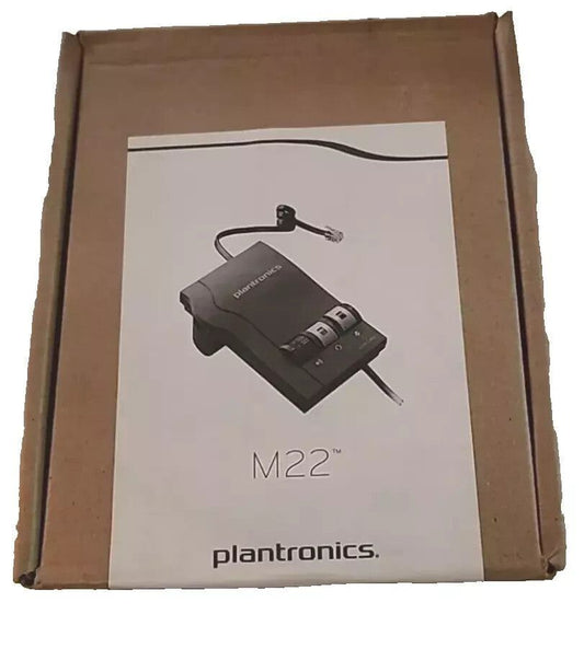 Plantronics M22 Vista Universal Amplifier 43596-64 for QD Headsets - No Power Co – plantrons m22 usb power adapter