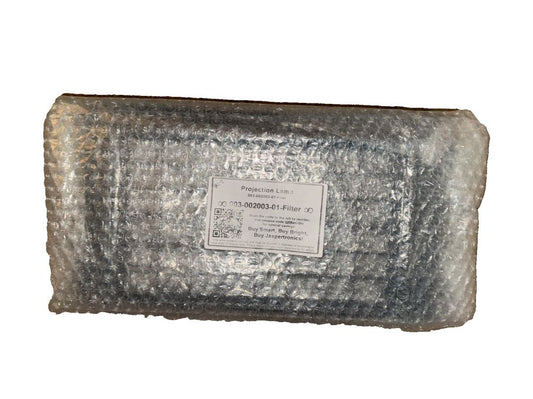 Jaspertronics™ Replacement AutoFilter Air Filter Cartridge for select Christie – a piece of silver foil