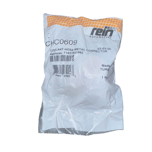 Rein Automotive CHC0609 Coolant Hose Metal Connector, 1 Pack
