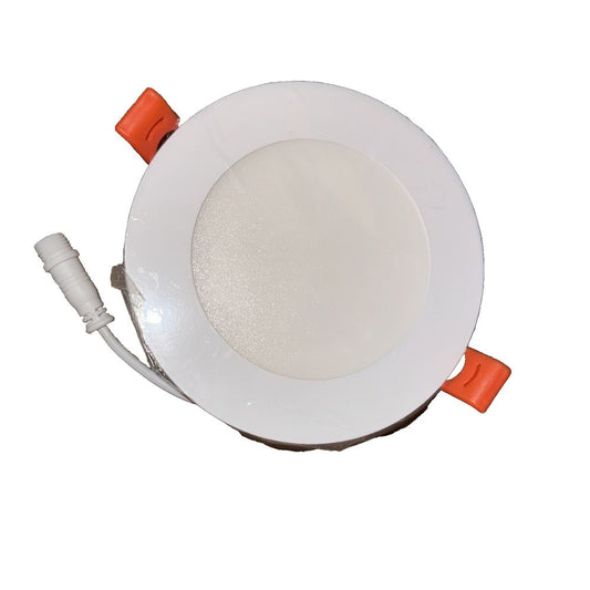 4inch 5CCT LED Recessed Slim Pot Light, 6Pack, 750LM 9W 2700K/3000K/3500K/4000K/, Unbranded – led downlighter with white housing