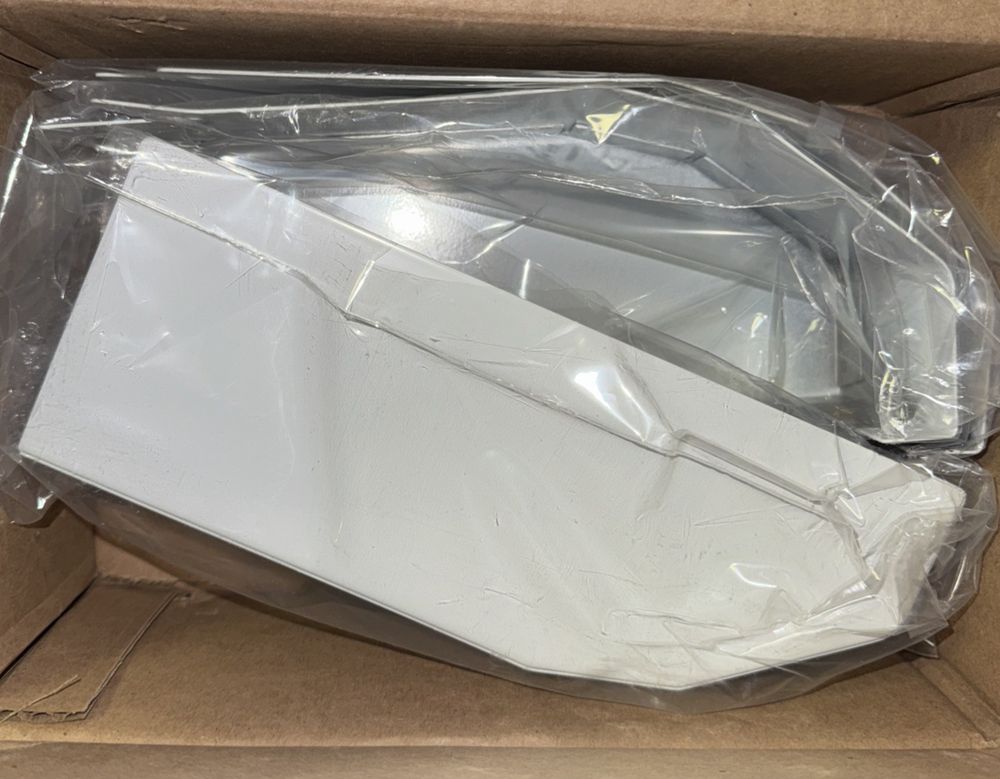 Argo Baseboard 55PT2-3LEC 3 Pack – a box with a white plastic cover on it
