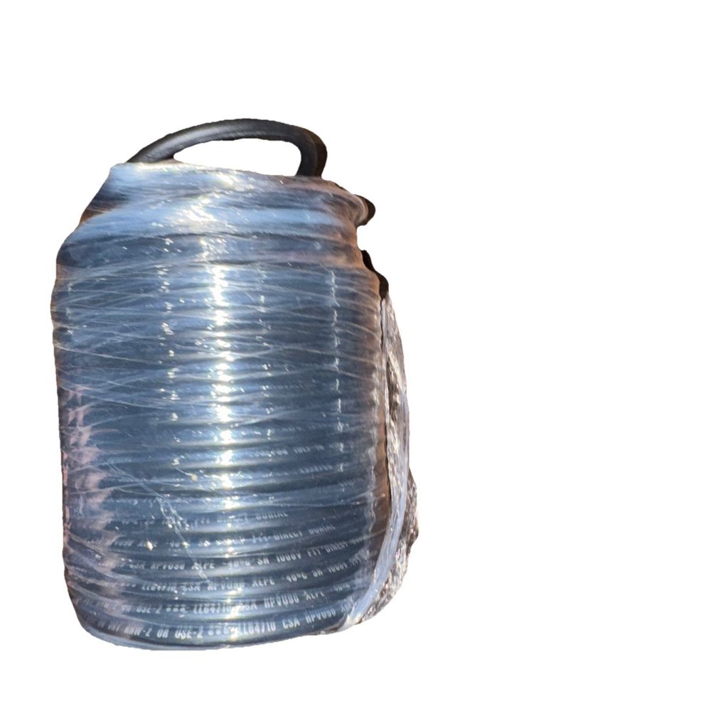 10 GA PV USE-2 RHH/RHW-2 600V BLACK XLPE PHOTOVOLTAIC WIRE Spool, Unbranded – a roll of plastic wrap