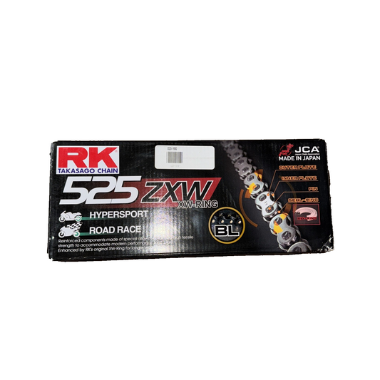 RK CHAIN 525 XW-RING MOTORCYCLE CHAIN