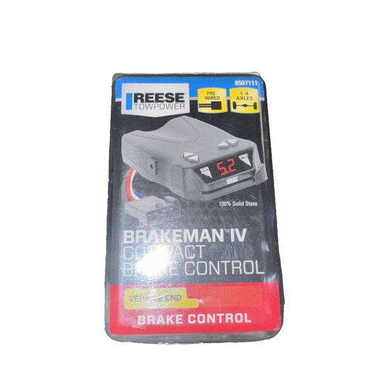 Reese Towpower 8507111 Brakeman IV Compact Brake Control, Regular, Small
