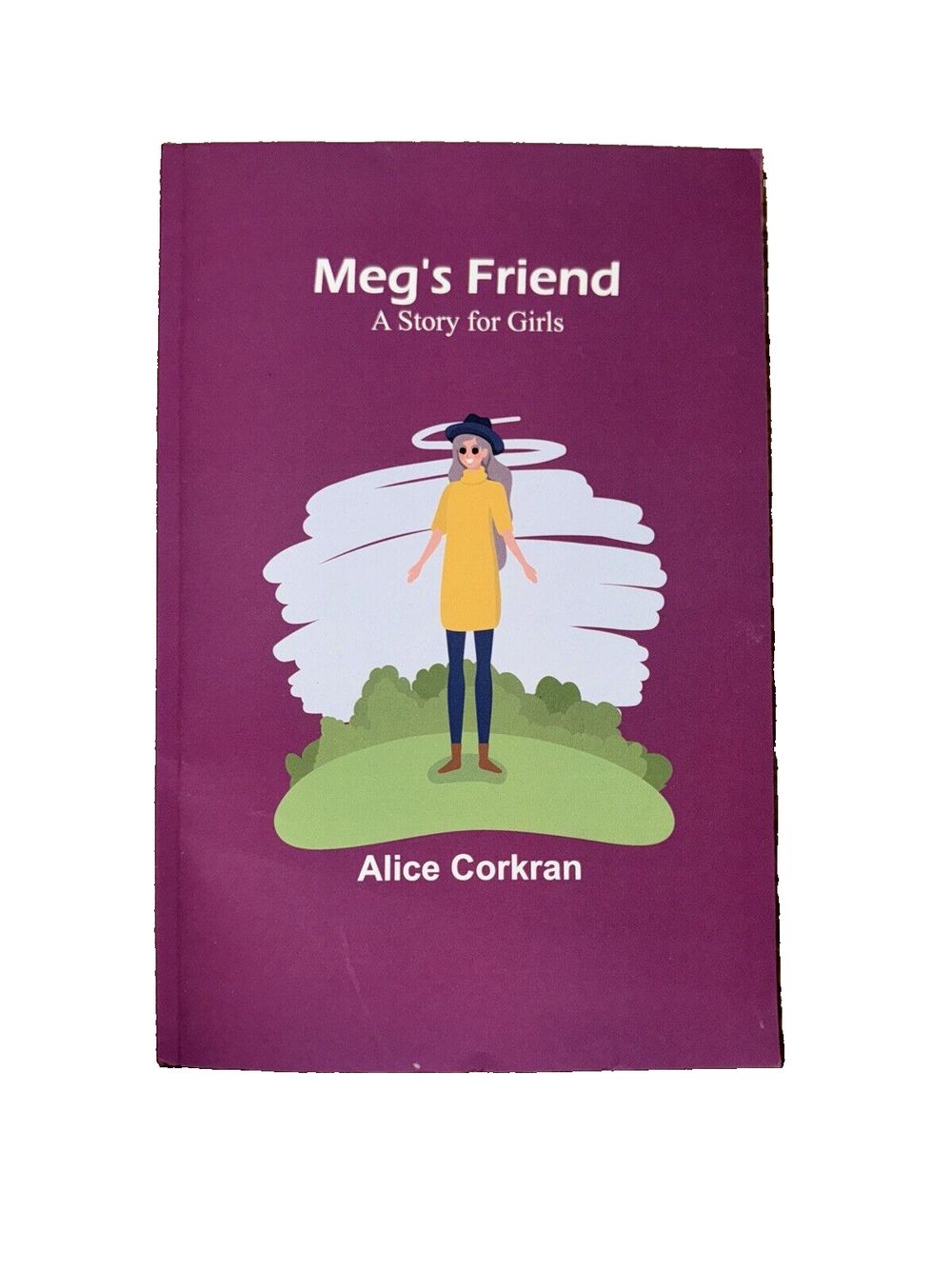 Meg's Friend: A Story for Girls by Alice Corkran, DaveyDooDeals – a book with a picture of a girl in a yellow dress