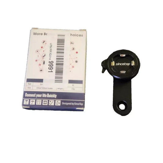 Sincetop Bike Phone Mount for Mountain & Road Bicycle, Universal Aluminum – a black key with a white label and a black key