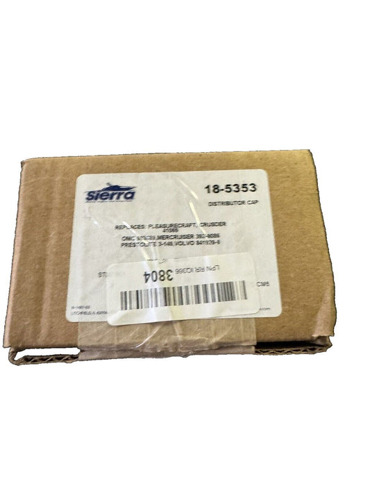 Sierra International, 18-5353, Distributor Cap – a box of brown paper with a white label on it