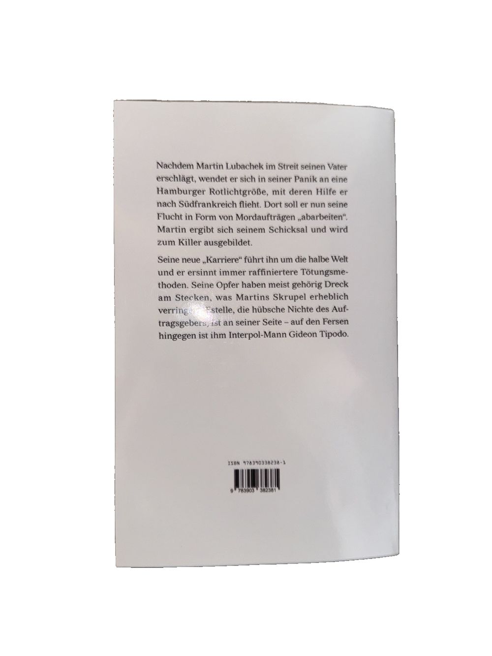 Der Wolf oder die Memoiren eines Killers, DaveyDooDeals – the book cover of the book, with a white background