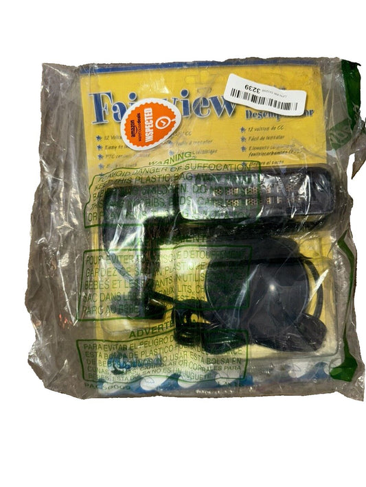 Caframo Fairview 9303, 12-Volt Windshield Defogger, Black, 6.75 x 2.5 x 4.0 – a package of black plastic parts