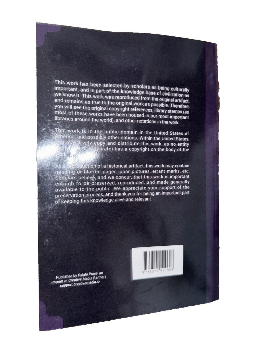 The Life of Marie-Eustelle Harpain, DaveyDooDeals – the book cover for the book, with a black background