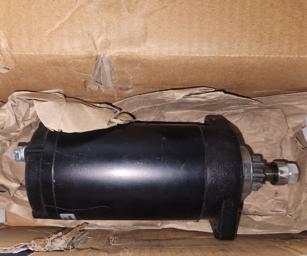 DB Electrical Kawasaki Jet Ski Starter Compatible With-Replacement For Jetski J – a black motor motor in a cardboard box